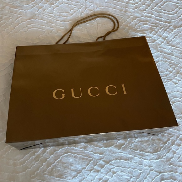 Gucci GG xl brown shopping bag tote - Picture 2 of 5